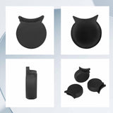 Maxbell 8x Clarinet Thumb Rest Support Silicone Clarinet Finger Support for Clarinet Black