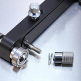 Maxbell Guitar Bridge Saddle Nut Sander Adjustable for Precision Instruments Compact Black