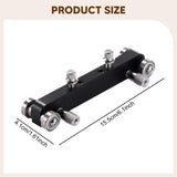 Maxbell Guitar Bridge Saddle Nut Sander Adjustable for Precision Instruments Compact Black
