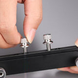 Maxbell Guitar Bridge Saddle Nut Sander Adjustable for Precision Instruments Compact Black