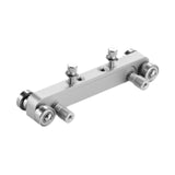 Maxbell Guitar Bridge Saddle Nut Sander Adjustable for Precision Instruments Compact Silver