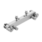 Maxbell Guitar Bridge Saddle Nut Sander Adjustable for Precision Instruments Compact Silver