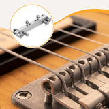 Maxbell Guitar Bridge Saddle Nut Sander Adjustable for Precision Instruments Compact Silver