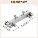 Maxbell Guitar Bridge Saddle Nut Sander Adjustable for Precision Instruments Compact Silver