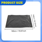Maxbell Drum Set Dust Cover with PU Coating Sun Protection Drum Kit Protective Cover 180cmx140cm