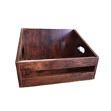 Maxbell Vinyl Record Storage Wooden Music Album Storage Rack for Comics Albums Books