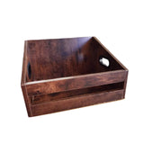 Maxbell Vinyl Record Storage Wooden Music Album Storage Rack for Comics Albums Books