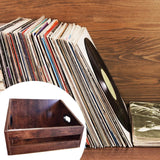 Maxbell Vinyl Record Storage Wooden Music Album Storage Rack for Comics Albums Books