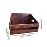 Maxbell Vinyl Record Storage Wooden Music Album Storage Rack for Comics Albums Books