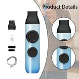 Maxbell Kazoo Flute for Adults and Kids Adjustable Tone for Party Stage Music Lovers blue Gradient