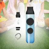 Maxbell Kazoo Flute for Adults and Kids Adjustable Tone for Party Stage Music Lovers blue Gradient