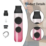 Maxbell Kazoo Flute for Adults and Kids Adjustable Tone for Party Stage Music Lovers Pink Gradient