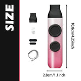 Maxbell Kazoo Flute for Adults and Kids Adjustable Tone for Party Stage Music Lovers Pink Gradient