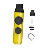 Maxbell Kazoo Flute for Adults and Kids Adjustable Tone for Party Stage Music Lovers yellow Gradient
