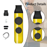 Maxbell Kazoo Flute for Adults and Kids Adjustable Tone for Party Stage Music Lovers yellow Gradient