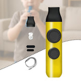 Maxbell Kazoo Flute for Adults and Kids Adjustable Tone for Party Stage Music Lovers yellow Gradient