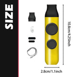 Maxbell Kazoo Flute for Adults and Kids Adjustable Tone for Party Stage Music Lovers yellow Gradient