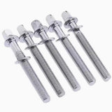 Maxbell 12Pcs Drum Screw Percussion Instrument Parts Rustproof Drum Kit Short Screws M