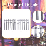 Maxbell 12 Pieces Drum Screw Metal Percussion Instrument Parts Drum Kit Short Screws XXL