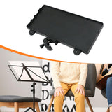 Maxbell Microphone Stand Tray Sound Card Holder 35cmx16.5cm Adjustable Utility Shelf