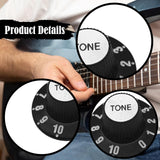 Maxbell Electric Guitar Control Knob Easy to Install Premium Bass Guitar Accessories Tone