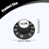 Maxbell Electric Guitar Control Knob Easy to Install Premium Bass Guitar Accessories Volume
