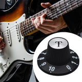 Maxbell Electric Guitar Control Knob Easy to Install Premium Bass Guitar Accessories T
