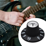 Maxbell Electric Guitar Control Knob Easy to Install Premium Bass Guitar Accessories T
