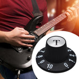 Maxbell Electric Guitar Control Knob Easy to Install Premium Bass Guitar Accessories T