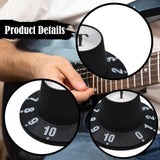 Maxbell Electric Guitar Control Knob Easy to Install Premium Bass Guitar Accessories T
