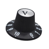 Maxbell Electric Guitar Control Knob Easy to Install Premium Bass Guitar Accessories V
