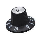 Maxbell Electric Guitar Control Knob Easy to Install Premium Bass Guitar Accessories V