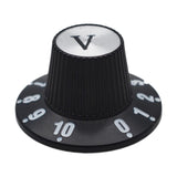 Maxbell Electric Guitar Control Knob Easy to Install Premium Bass Guitar Accessories V