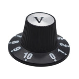 Maxbell Electric Guitar Control Knob Easy to Install Premium Bass Guitar Accessories V