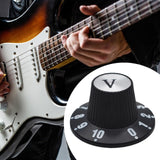 Maxbell Electric Guitar Control Knob Easy to Install Premium Bass Guitar Accessories V
