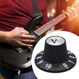 Maxbell Electric Guitar Control Knob Easy to Install Premium Bass Guitar Accessories V