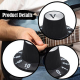 Maxbell Electric Guitar Control Knob Easy to Install Premium Bass Guitar Accessories V