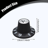 Maxbell Electric Guitar Control Knob Easy to Install Premium Bass Guitar Accessories V