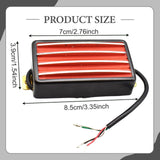 Maxbell Guitar Humbucker Pickup Multipurpose Portable Musical Instrument Accessories Red