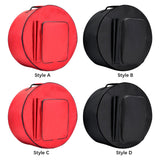 Maxbell Snare Drum Bag Dustproof Portable Snare Drum Storage Bag with Shoulder Strap 40cmx17cm Red