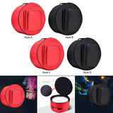 Maxbell Snare Drum Bag Dustproof Portable Snare Drum Storage Bag with Shoulder Strap 40cmx17cm Red