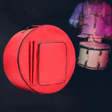 Maxbell Snare Drum Bag Dustproof Portable Snare Drum Storage Bag with Shoulder Strap 40cmx17cm Red