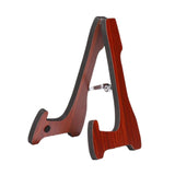 Maxbell Folding Guitar Stand Bracket Wooden Guitar Holder for Basses Electric Guitar Red Brown