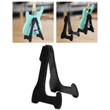 Maxbell Folding Guitar Stand Bracket Wooden Guitar Holder for Basses Electric Guitar Black
