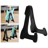 Maxbell Folding Guitar Stand Bracket Wooden Guitar Holder for Basses Electric Guitar Black