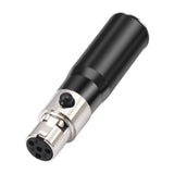 Maxbell 4Pin Mini XLR Adapter 4 Pin Mini XLR Female to Male for Entertainment Speech