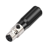 Maxbell 4Pin Mini XLR Adapter 4 Pin Mini XLR Female to Male for Entertainment Speech