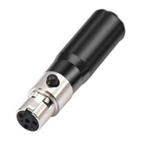 Maxbell 4Pin Mini XLR Adapter 4 Pin Mini XLR Female to Male for Entertainment Speech