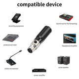 Maxbell 4Pin Mini XLR Adapter 4 Pin Mini XLR Female to Male for Entertainment Speech