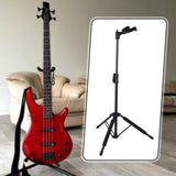 Maxbell Folding Guitar Stand Rack Guitars Floor Tripod Stand for Banjo Bass